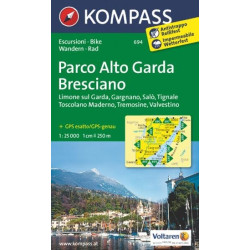 Achat Carte randonnées Parco Alto Garda Bresciano - Kompass 694