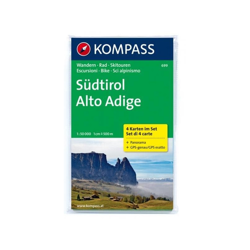 Achat Carte randonnées Südtirol, Alto Adige - Kompass 699