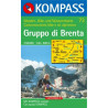 Achat Carte randonnées Gruppo di Brenta - Kompass 73