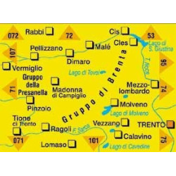 Achat Carte randonnées Gruppo di Brenta - Kompass 73