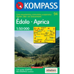 Achat Carte randonnées Édolo-Aprica - Kompass 94