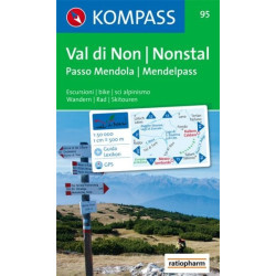 Achat Carte randonnées Valle di Non, Nonstal - Kompass 95