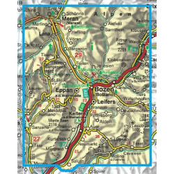 Achat Carte randonnées Bolzano, Merano, Wine Road-Sarntal - Freytag 1