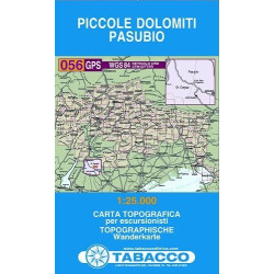 Achat Carte randonnées - Piccole Dolomiti, Pasubio - Tabacco 056
