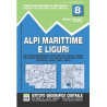 Achat Carte randonnées -  Alpi Marittime e Liguri - IGC 8