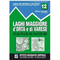 Achat Carte randonnées - Laghi Maggiore - IGC 12