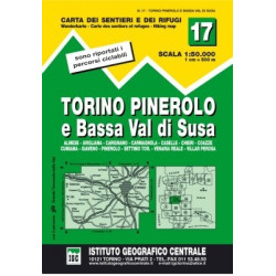 Achat Carte randonnées - Torino Pinerolo e Bassa Val di Susa -IGC 17