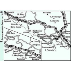 Achat Carte randonnées - Cinque Terre, Golfo del Tigullio - IGC 23
