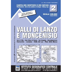 Achat Carte randonnées - Valli di Lanzo e Moncensio - IGC 2