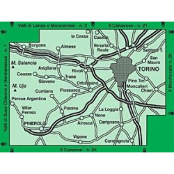 Achat Carte randonnées - Turin, Pinerolo e Bassa Val di Susa - IGC 17