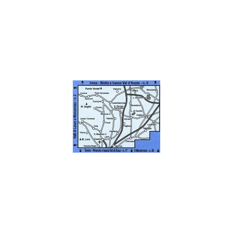 Achat Carte randonnées - Il Canavese - IGC 21