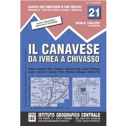 Achat Carte randonnées - Il Canavese - IGC 21