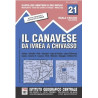 Achat Carte randonnées - Il Canavese - IGC 21