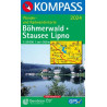 Achat Carte randonnées Böhmerwald-Stausee Lipno - Kompass 2024