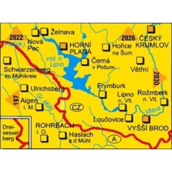 Achat Carte randonnées Böhmerwald-Stausee Lipno - Kompass 2024