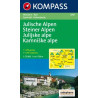 Achat Carte randonnées Alpes juliennes, Julische Alpen - Kompass 2801