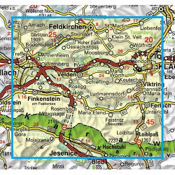Achat Carte randonnées Wörthersee-Ossiachersee-Gerlitzen-Faaker See-Karawanken-Klagenfurt-Villach - Kompass 233