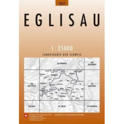 Achat Carte randonnées swisstopo - Eglisau - 1051