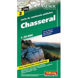 Achat Carte randonnées - Chasseral - Hallwag 2