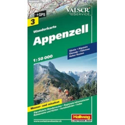 Achat Carte randonnées - Appenzell - Hallwag 3