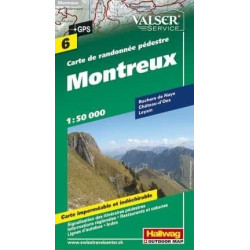 Achat Carte randonnées - Montreux - Hallwag 6