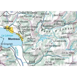 Achat Carte randonnées - Montreux - Hallwag 6