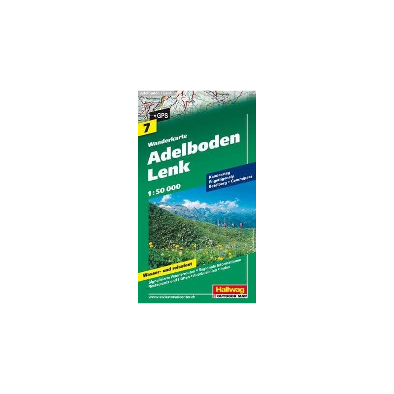 Achat Carte randonnées - Adelboden / Lenk - Hallwag