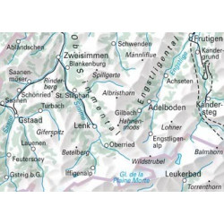 Achat Carte randonnées - Adelboden / Lenk - Hallwag