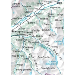 Achat Carte randonnées 4 Vallées Verbier Nendaz - Hallwag 19