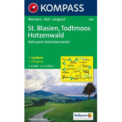Achat Cartes randonnées St.Blasien-Todtmoos - Kompass 898