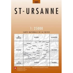 Achat Carte randonnées swisstopo - St. Ursanne - 1085