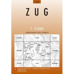 Achat Carte randonnées swisstopo -Zug - 1131