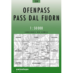 Achat Carte randonnées swisstopo - Ofenpass - 259