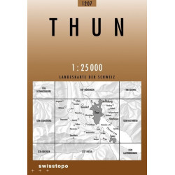 Achat Carte randonnées swisstopo - Thun - 1207