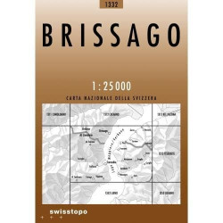 Achat Carte randonnées swisstopo - Brissago - 1332