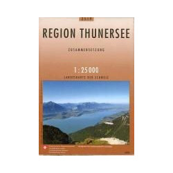 Achat Carte randonnées swisstopo - Region Thunersee - 2519