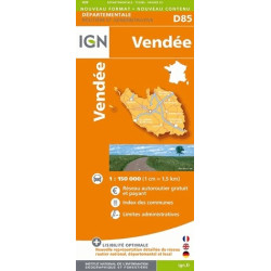 Achat Carte routière IGN - Vendée - D85