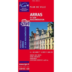 Achat Plan de ville - Arras - IGN
