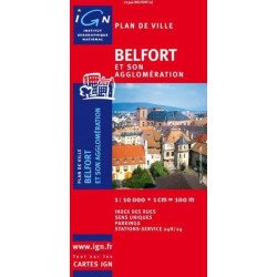 Achat Plan de ville - Belfort - IGN