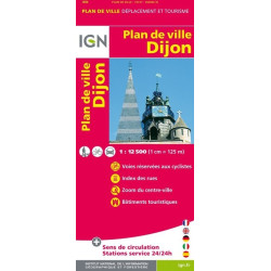 Achat Plan de ville - Dijon - IGN
