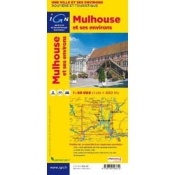 Achat Carte routière IGN - Mulhouse et ses environs