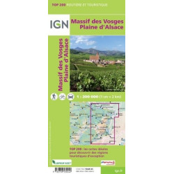 Achat Carte routière IGN - Massif des Vosges