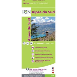 Achat Carte routière IGN - Alpes du Sud