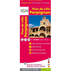 Achat Plan de ville Perpignan - IGN