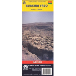 Achat Carte routière - Burkina Faso - ITM
