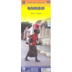 Achat Carte routière - Namibie - ITM