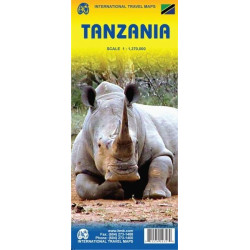 Achat Carte routière - Tanzanie - ITM