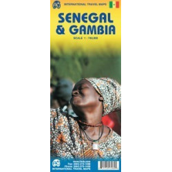 Achat Carte routière - Sénégal, Gambie - ITM