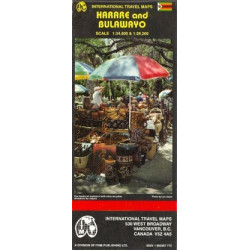 Achat Carte routière - Harare, Bulawayo (Zimbabwe) - ITM