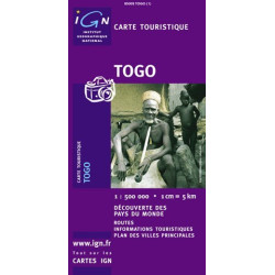 Achat Carte routière IGN - Togo